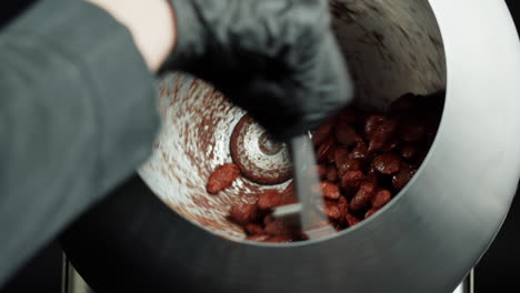 chocolate mixing process