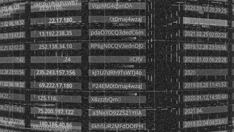 flujo de datos digitales abstractos