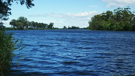 view over the yeering river near cape conran, gippsland, victoria, australia, december 2020