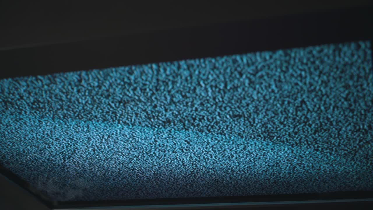 ruido abstracto de la televisión analógica