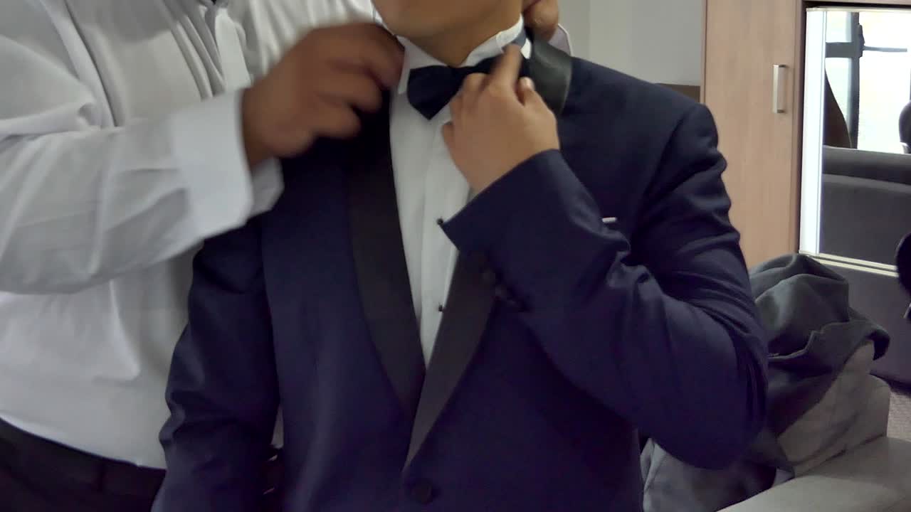 결혼식 정장, 넥타이, 양말, 신발 샷 - 신랑 시계 - 신랑 남자