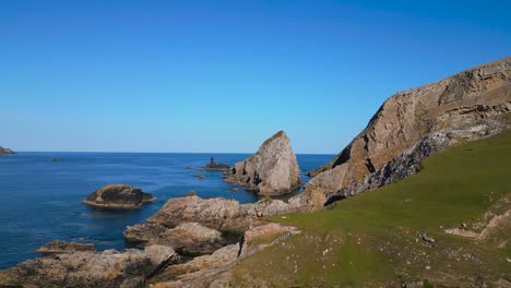 an port cliffs cinematic 4k drone footage co.donegal - ireland 01