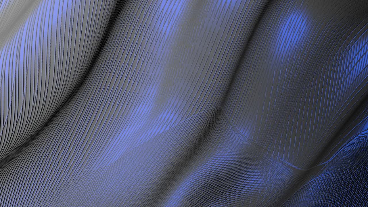 movimientos suaves de ondas de tela de textura azul-gris.