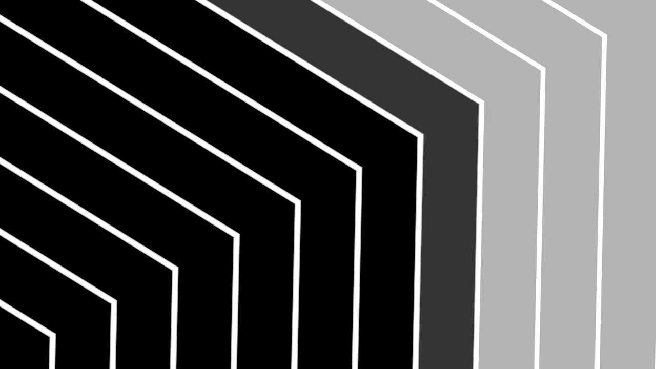 Dynamic Abstract Animation with Expanding Geometric Lines and Color Transition