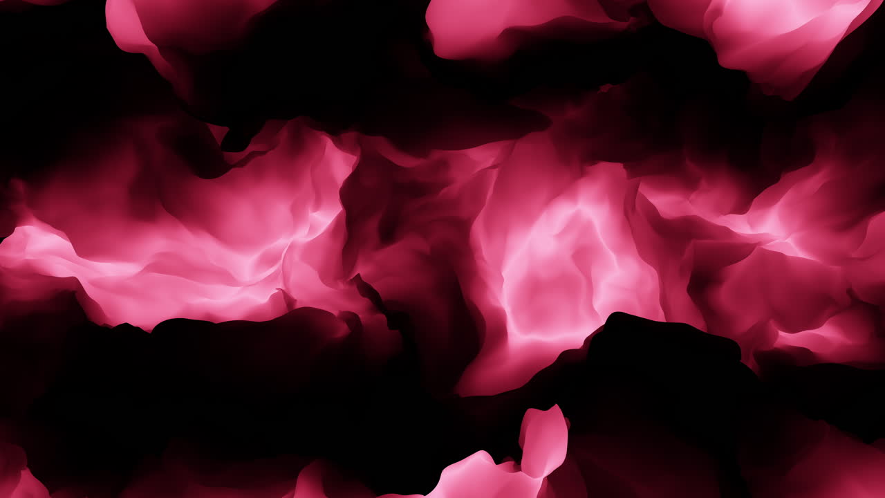 nubes rojas místicas oscuras que fluyen en el espacio negro