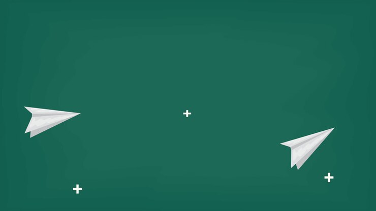 back to school season with paper airplane flying