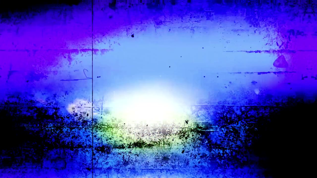 Explosões de Luz Coloridas Abstratas com Textura Grunge Desgastada