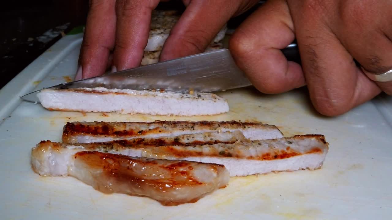 고기로 저녁 만들기