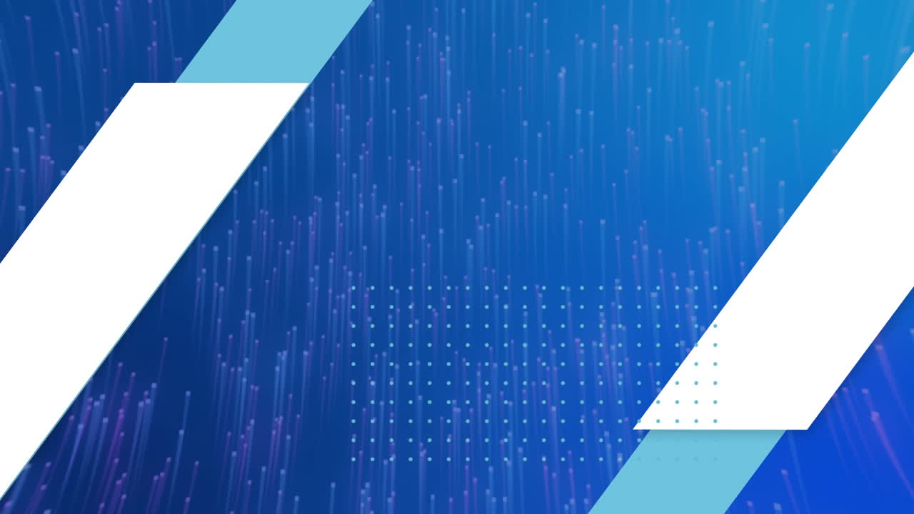 파란색 배경에서 움직이는 대각선의 애니메이션