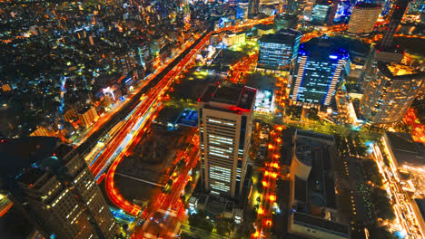 Time-lapse-beautiful-architecture-building-in-Yokohama-city-skyline-Japan