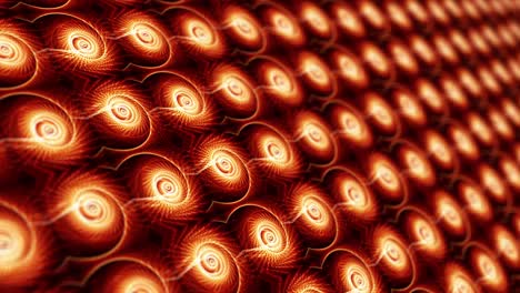 abstract futuristic technology pattern optical illusion spiral seamless looping hypnotic circles never ending background. 4k 3d rendering circles hypnotic in row pattern animation illusion motion.