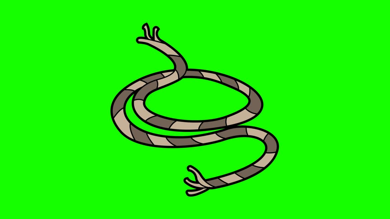 corde animazione schermo verde