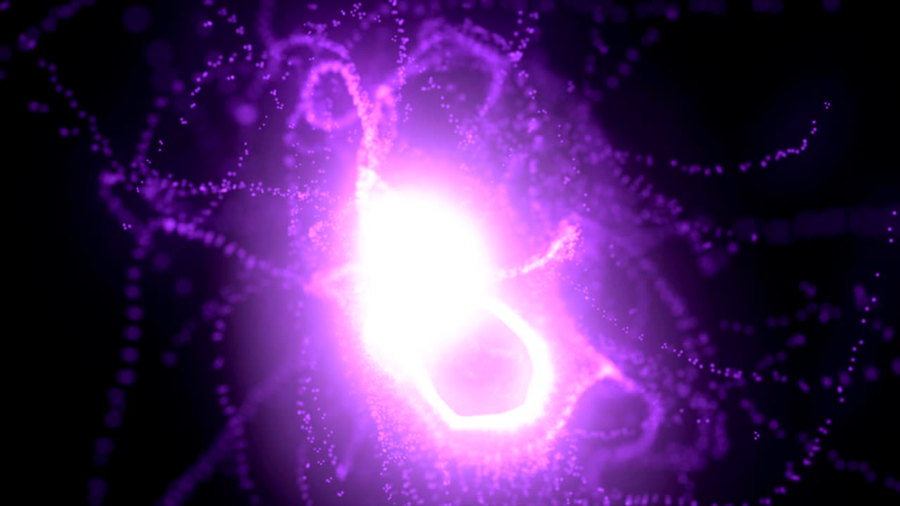 sfondo senza cuciture a particelle di colore viola