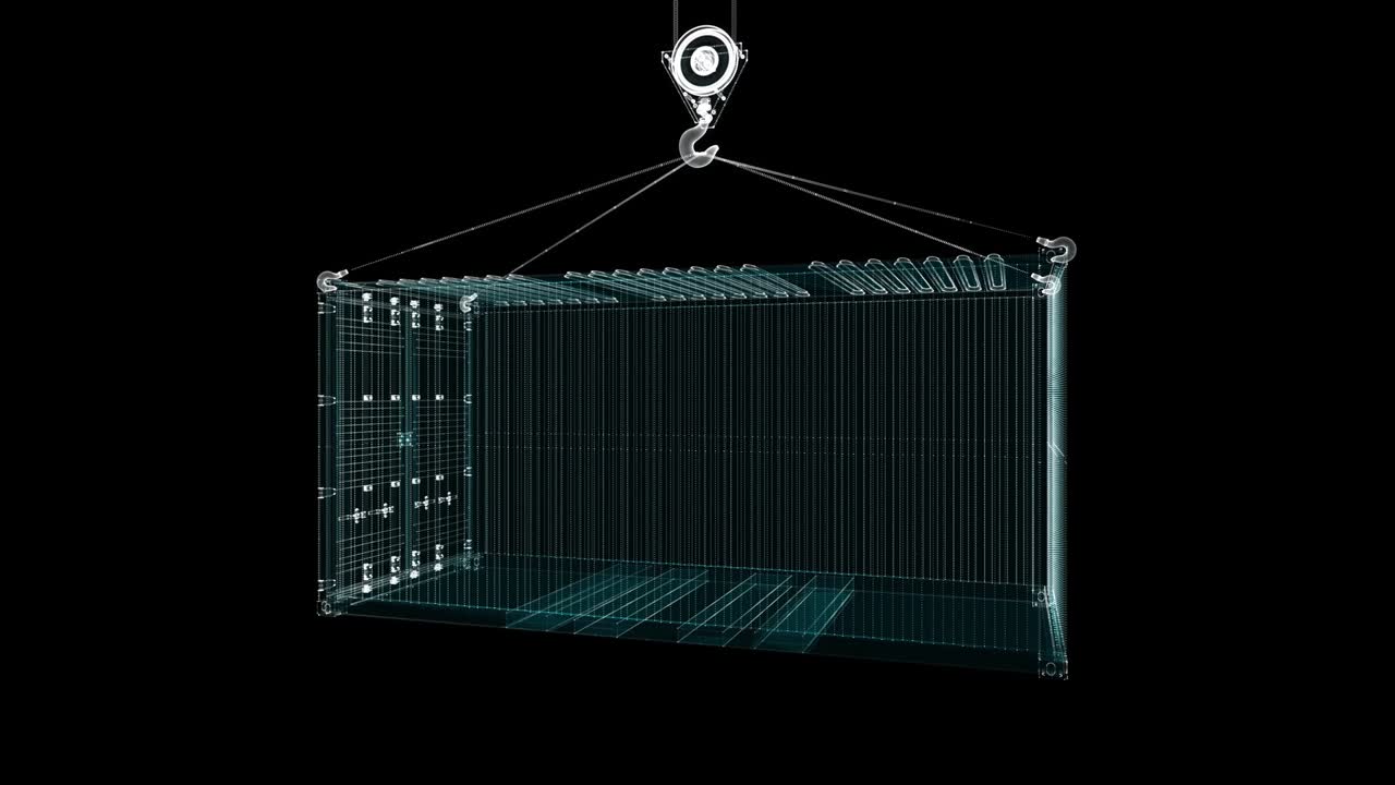 화물 운송 컨테이너 홀로그램