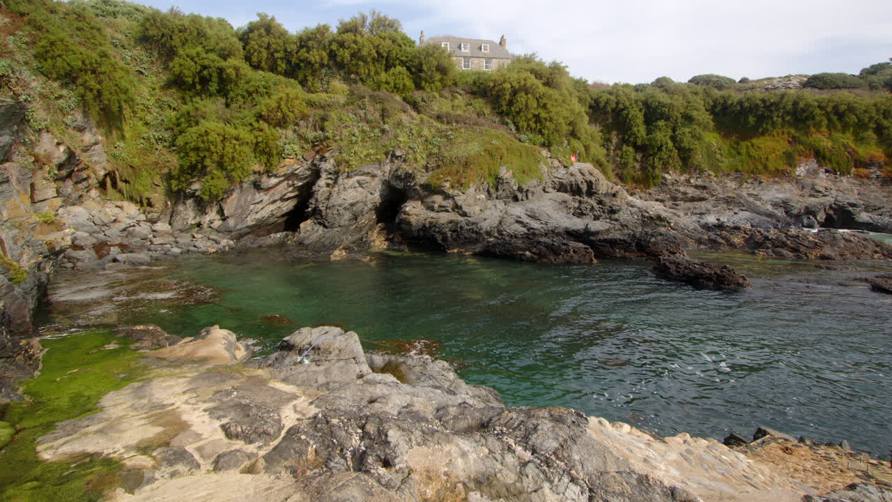 an old fisherman boat launch, at Bessy's Cove, The Enys, cornwall