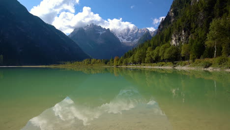 lake landro, dolomites , italy