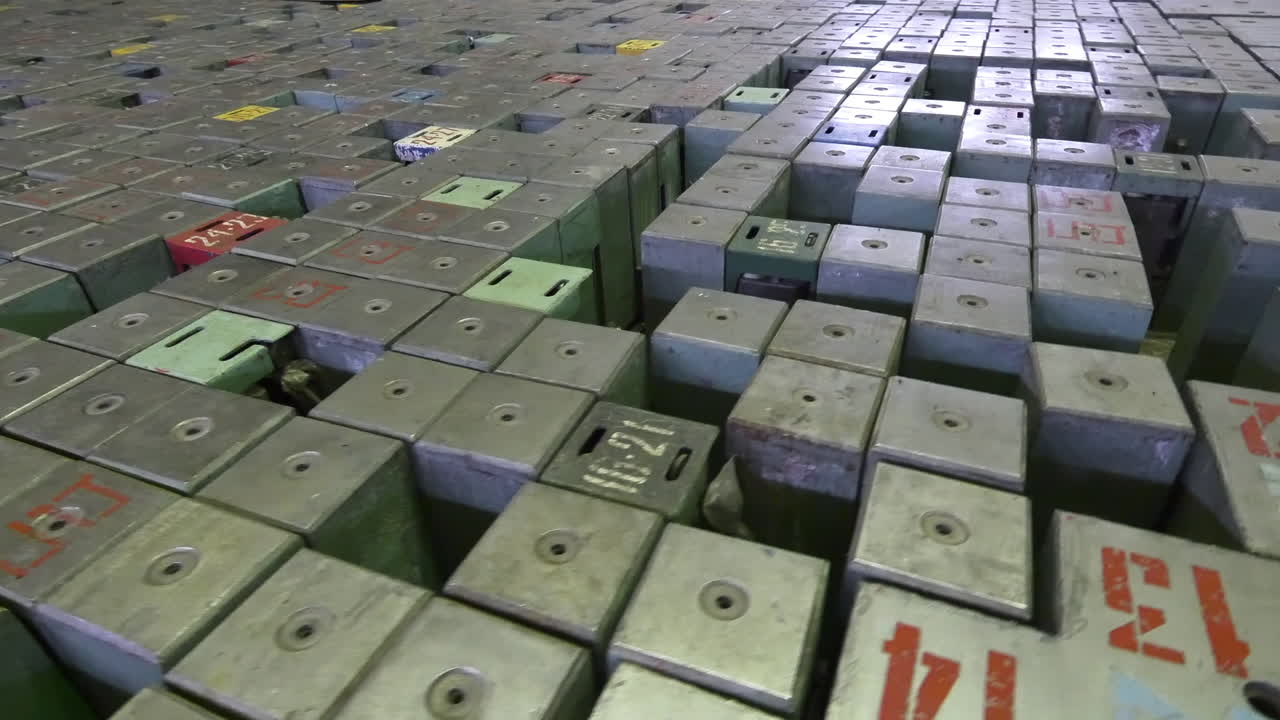 Graphite-moderated Nuclear Power Reactor In Chernobyl Nuclear Power Plant In Ukraine. High Angle, Tracking Shot