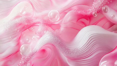 pink fabric abstract texture with bubbles