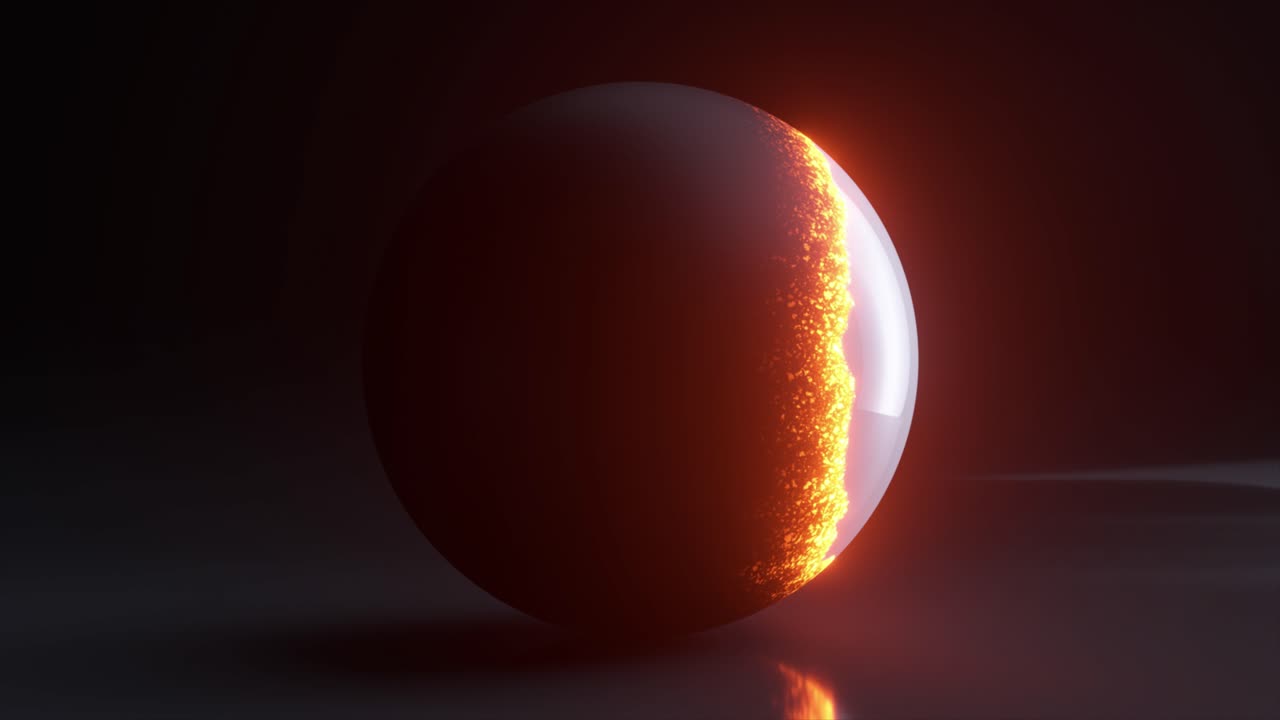 Abstract Glowing Sphere