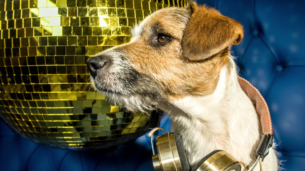 Dog Gold Disco 4K 動画 05