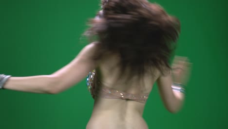 belly dancer part m with green screen