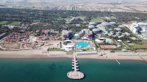 luxury resort aerial view