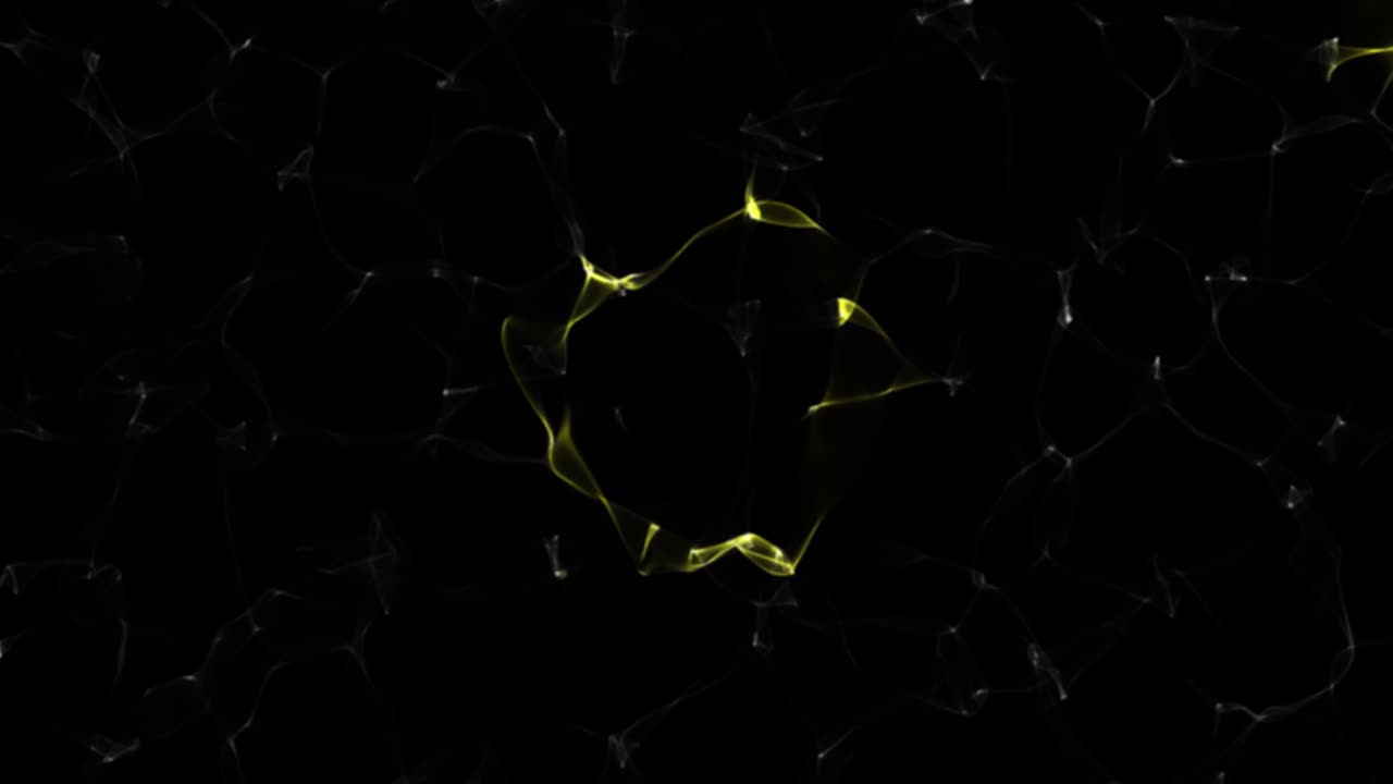 Colorful big data wave of particles