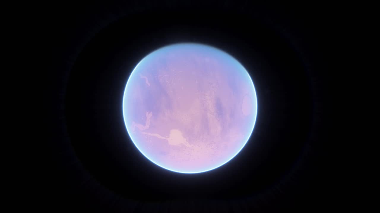 Kepler 51b Planet Render Manual panning around it