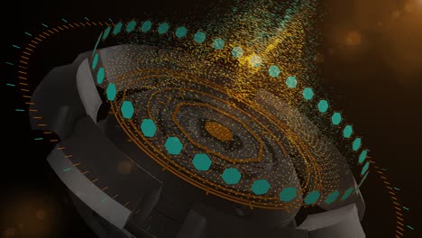 motor de polvo de estrellas engranaje abstracto o fondo de animación mecánica. fondo psicodélico. estados unidos, fondos, círculo, motor, ingeniería mecánica