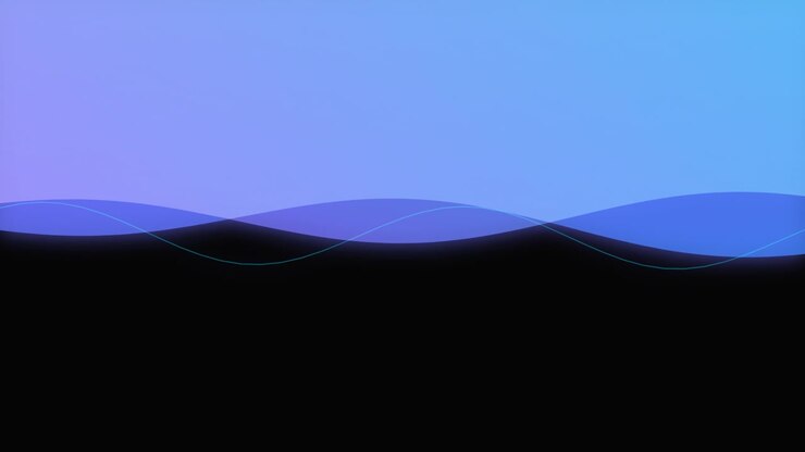 Sfondio del movimento delle onde blu astratte