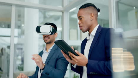 business men, virtual reality