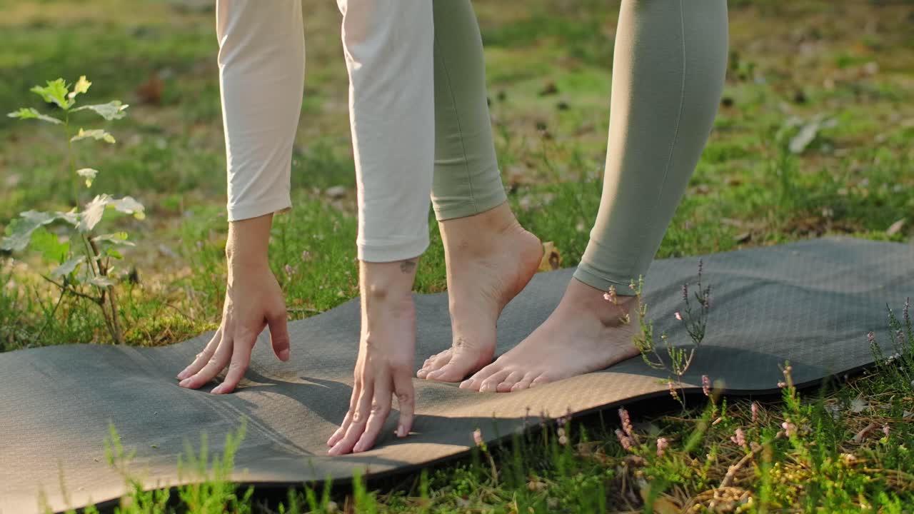 Yoga Practice Outdoors