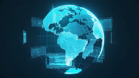 holographic digital earth with global data network