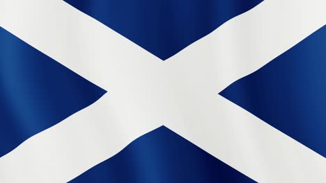 la bandera de escocia