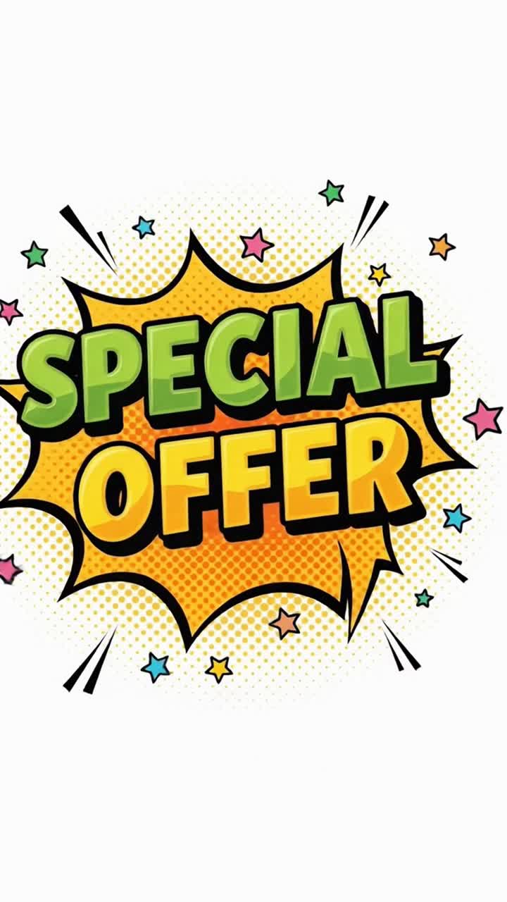 A colorful sign that says Special Offer