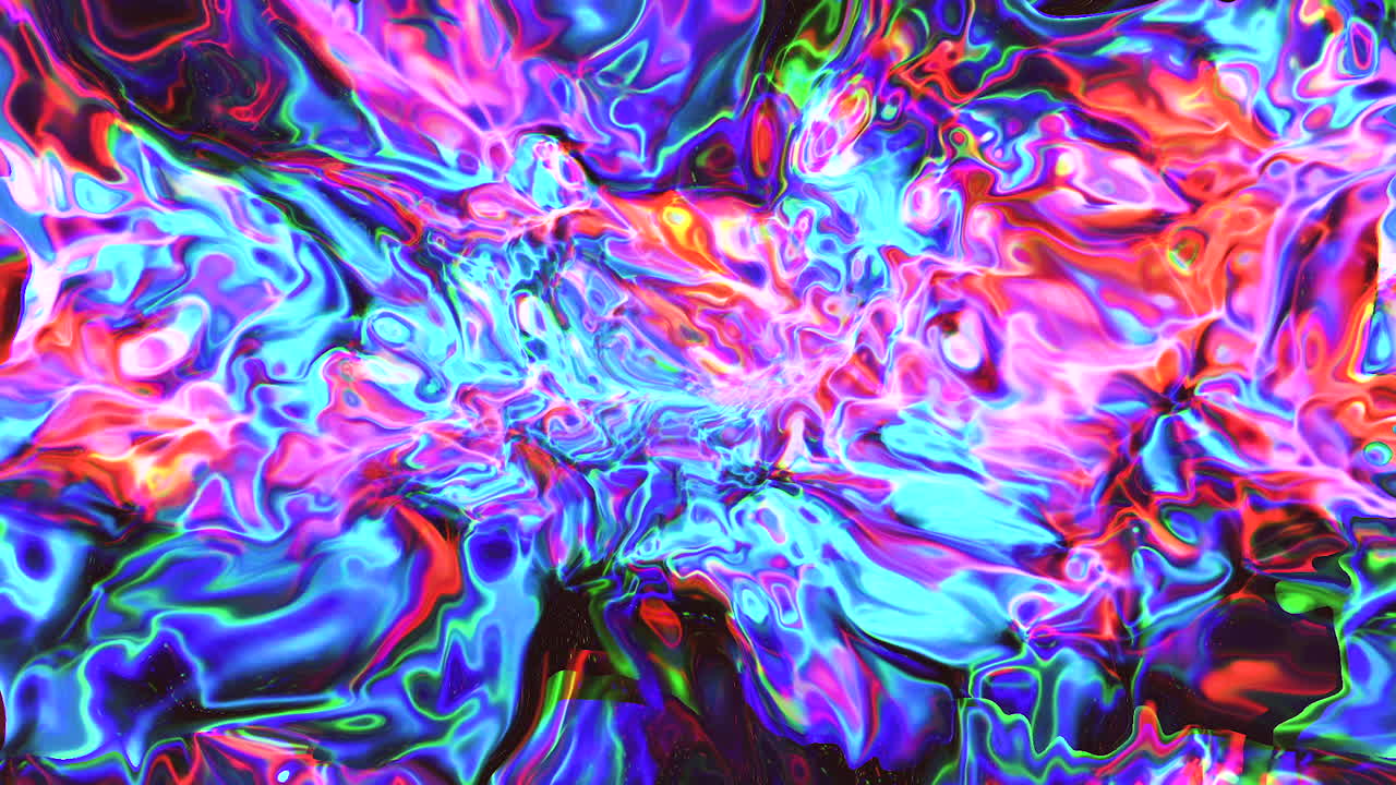 Arte liquida psichedelica astratta