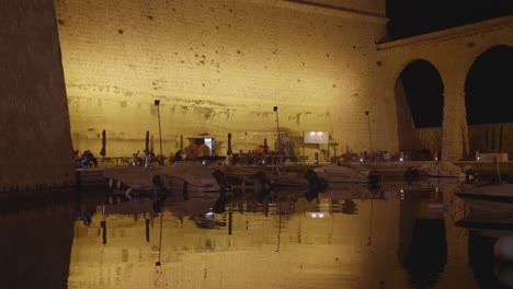 night scene at fort st