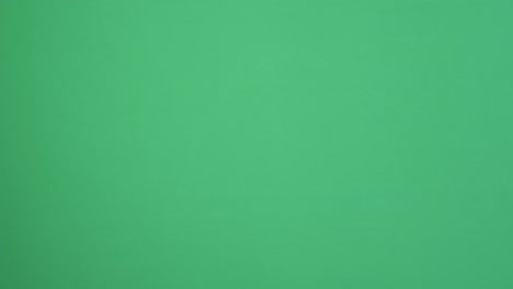 kid hand pointing at someone or something, counting and show two hands thumbs up over green screen chroma key background. 4k video