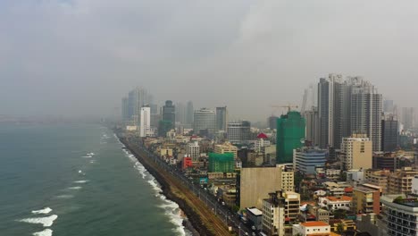 colombo city view from above. sri lanka.