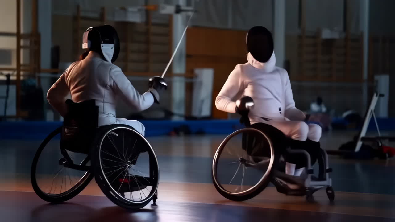 Wheelchair Fencing Competition