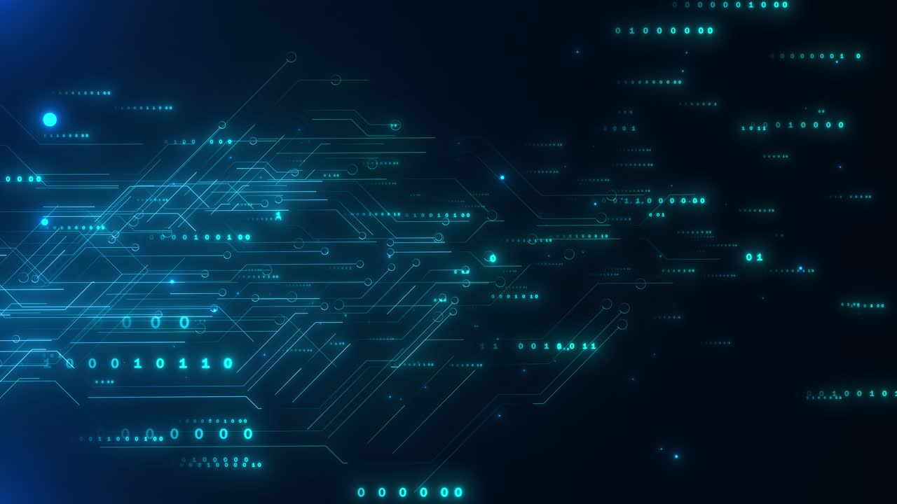 Digital matrix background ai analysis futuristic big data information technology concept steam flow