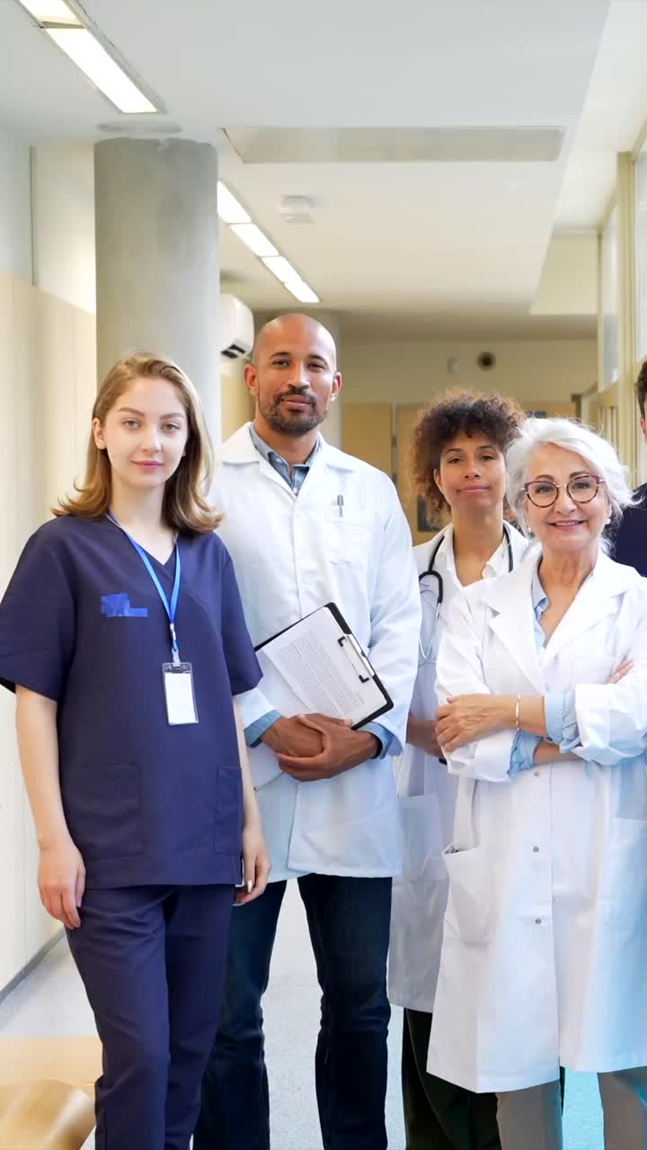 Medical Staff Team Portrait