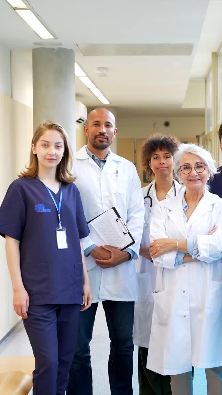 Medical Staff Team Portrait