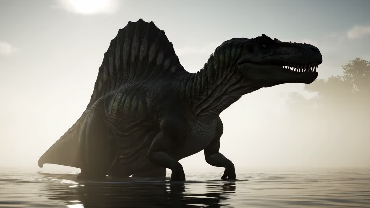 Spinosaurus in the Water