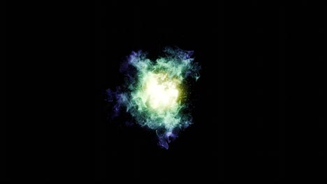 explosión abstracta de luz