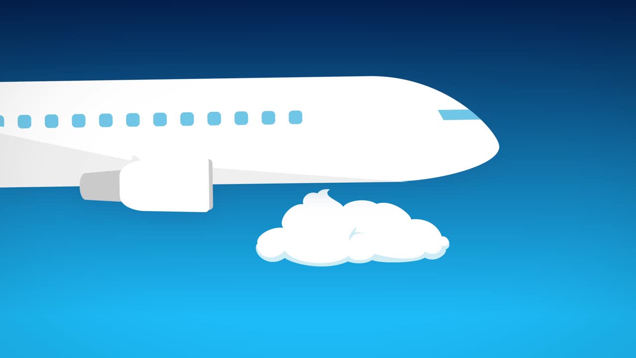 illustration plane animation [loop] | freepik