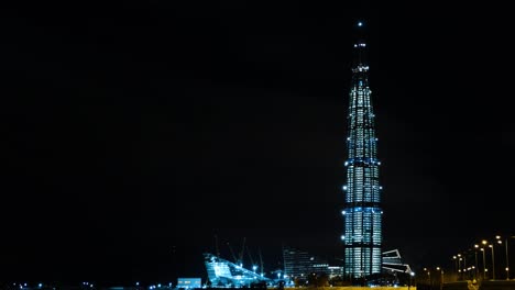 la scala tower at night