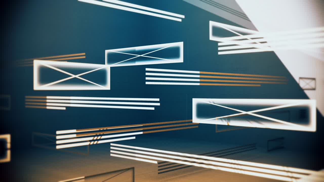 sin anuncios, boicot publicitario concepto de animación bucle de fondo sin fisuras