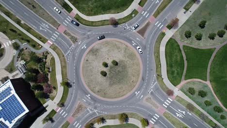 A-still-hover-over-a-roundabout