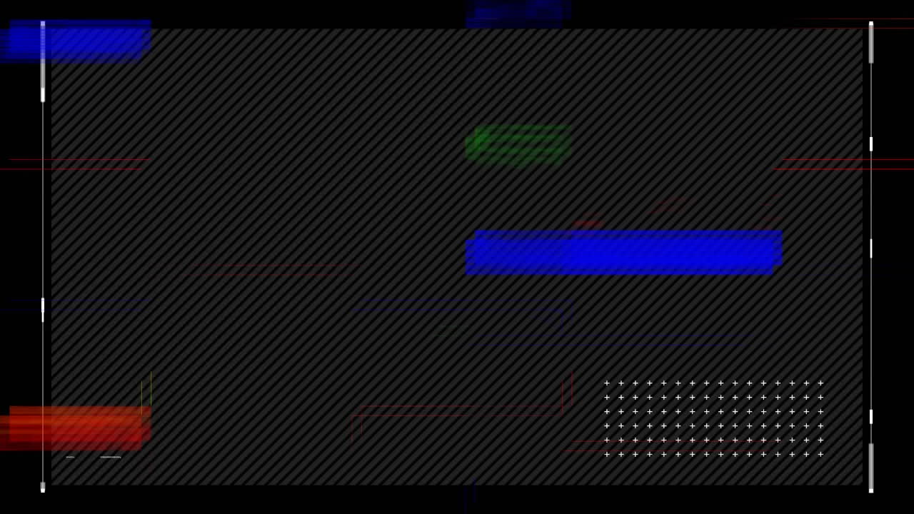 animación de la televisión codificada contra el fondo de drak